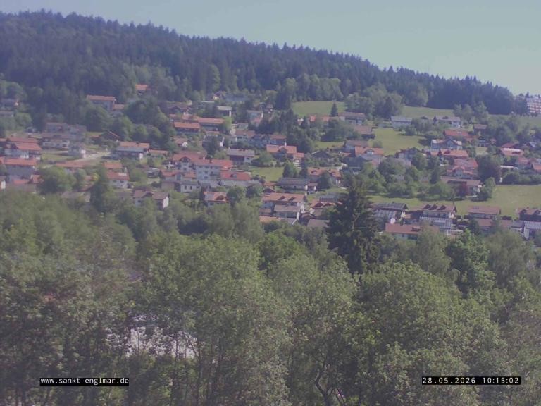 Archiv Foto Webcam Sankt Englmare Ortsblick