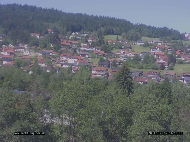 Archiv Foto Webcam Sankt Englmare Ortsblick