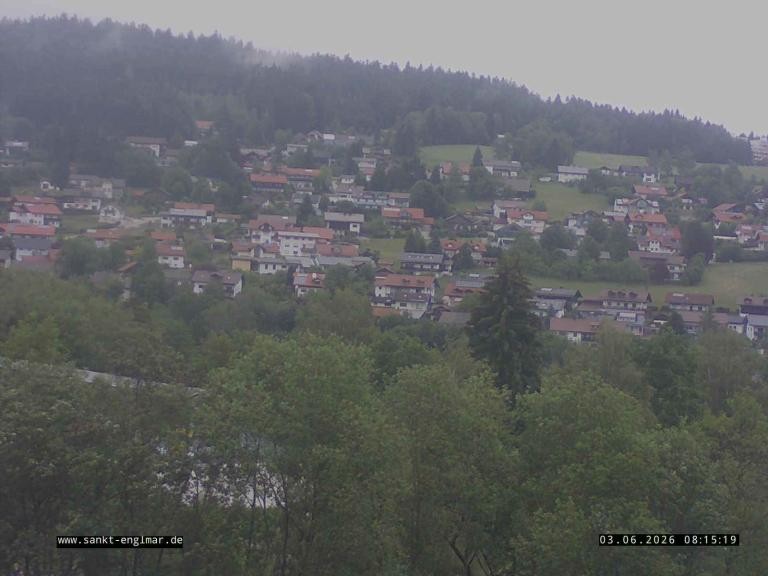 Archiv Foto Webcam Sankt Englmare Ortsblick