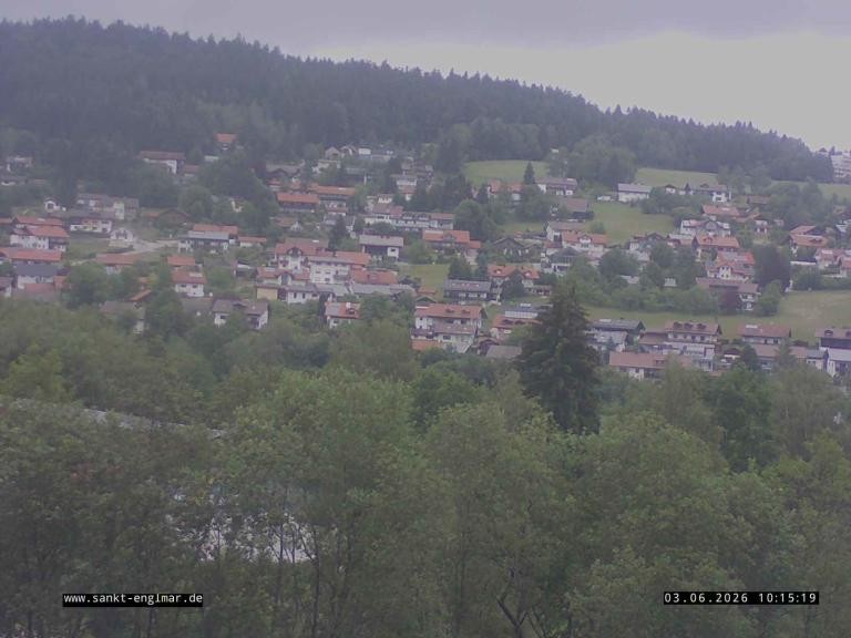 Archiv Foto Webcam Sankt Englmare Ortsblick