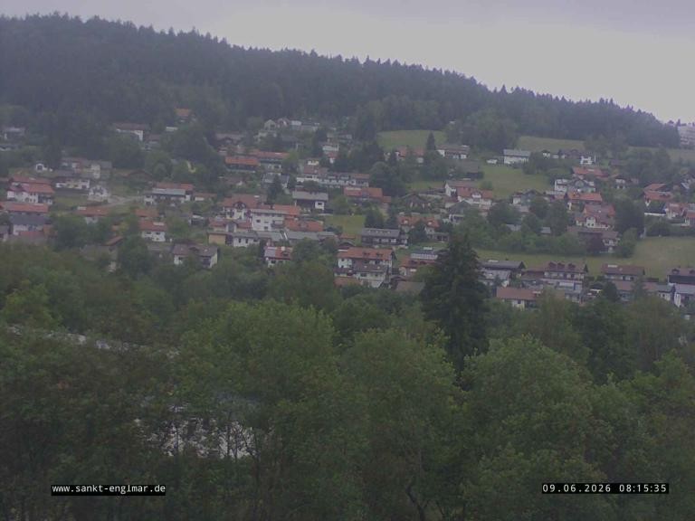 Archiv Foto Webcam Sankt Englmare Ortsblick