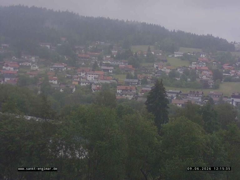 Archiv Foto Webcam Sankt Englmare Ortsblick