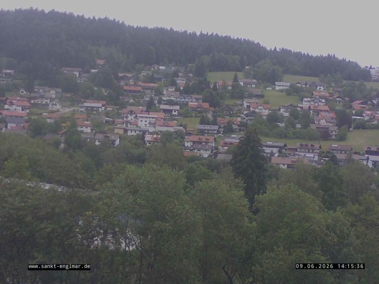 Archiv Foto Webcam Sankt Englmare Ortsblick
