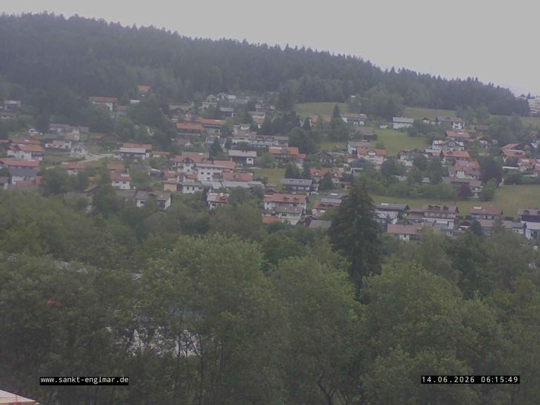 Archiv Foto Webcam Sankt Englmare Ortsblick