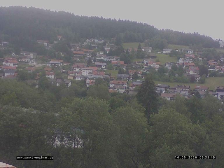 Archiv Foto Webcam Sankt Englmare Ortsblick