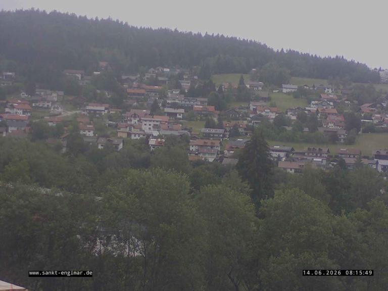 Archiv Foto Webcam Sankt Englmare Ortsblick