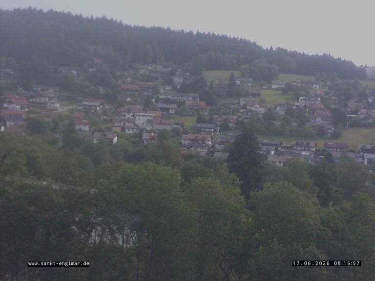 Archiv Foto Webcam Sankt Englmare Ortsblick
