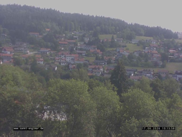 Archiv Foto Webcam Sankt Englmare Ortsblick