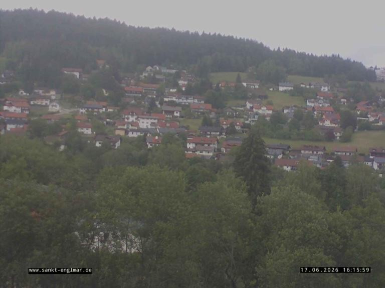 Archiv Foto Webcam Sankt Englmare Ortsblick
