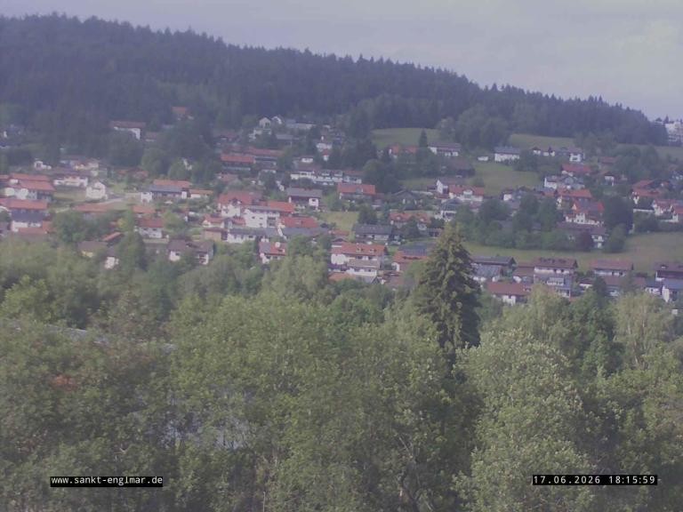 Archiv Foto Webcam Sankt Englmare Ortsblick