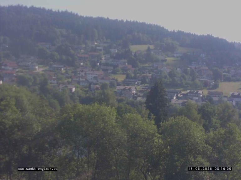 Archiv Foto Webcam Sankt Englmare Ortsblick