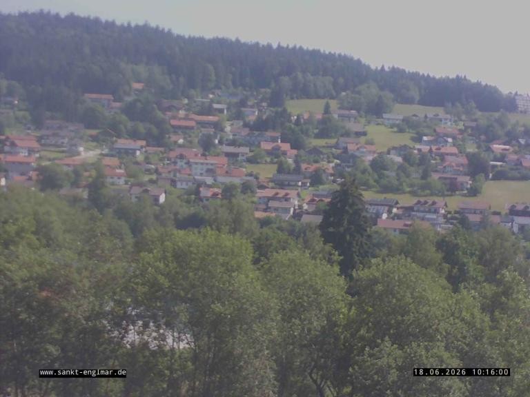 Archiv Foto Webcam Sankt Englmare Ortsblick