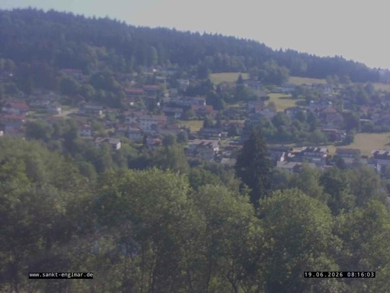 Archiv Foto Webcam Sankt Englmare Ortsblick