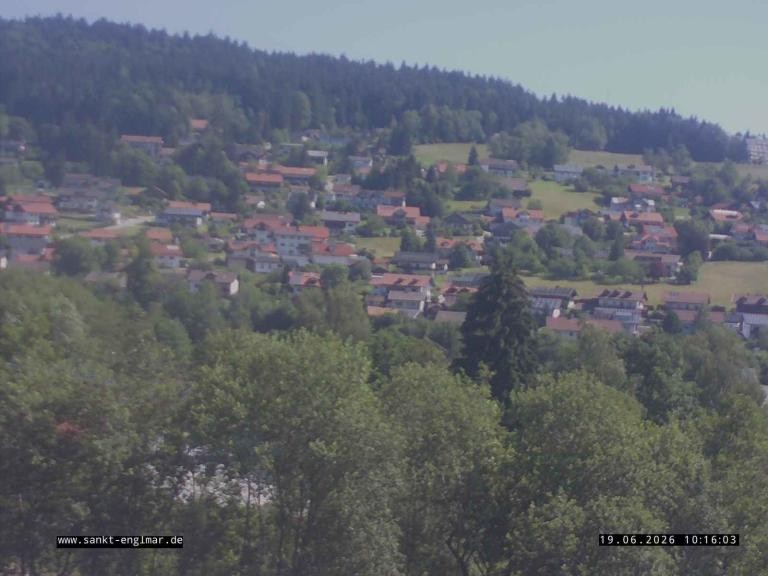 Archiv Foto Webcam Sankt Englmare Ortsblick