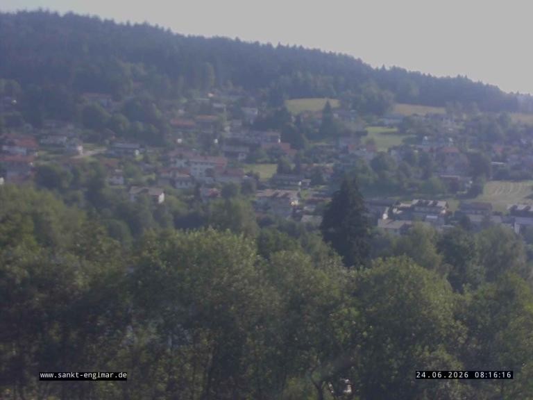 Archiv Foto Webcam Sankt Englmare Ortsblick