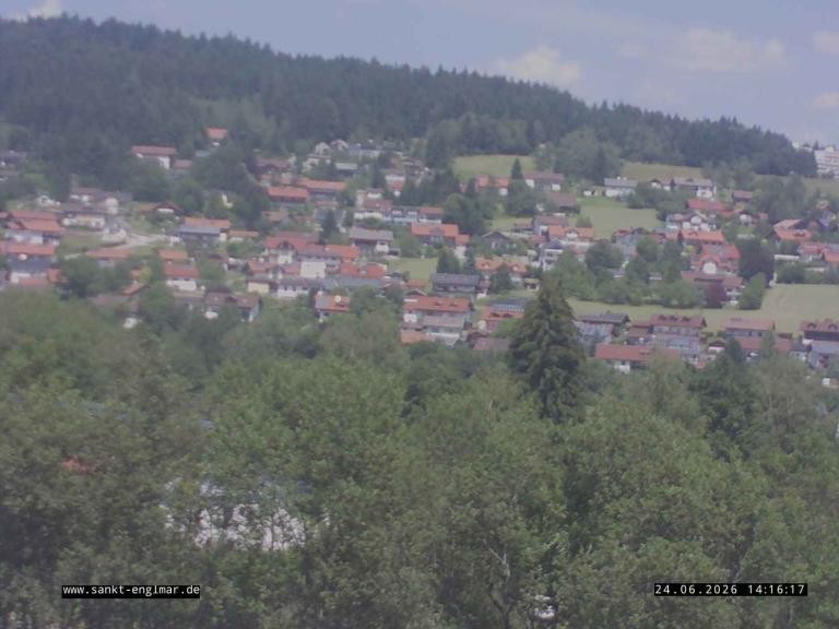 Archiv Foto Webcam Sankt Englmare Ortsblick