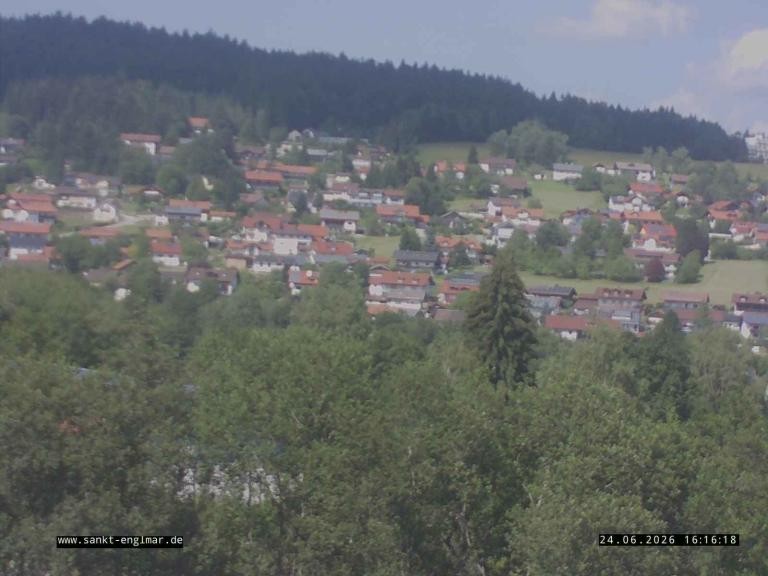 Archiv Foto Webcam Sankt Englmare Ortsblick