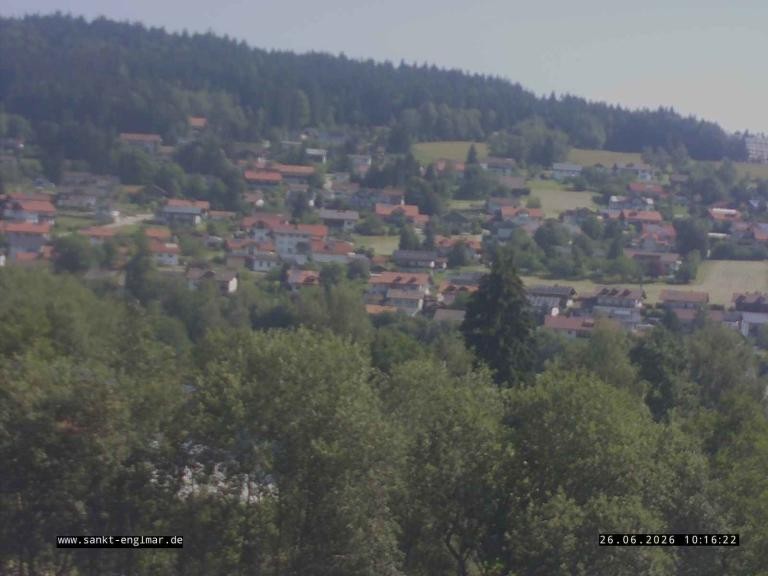 Archiv Foto Webcam Sankt Englmare Ortsblick