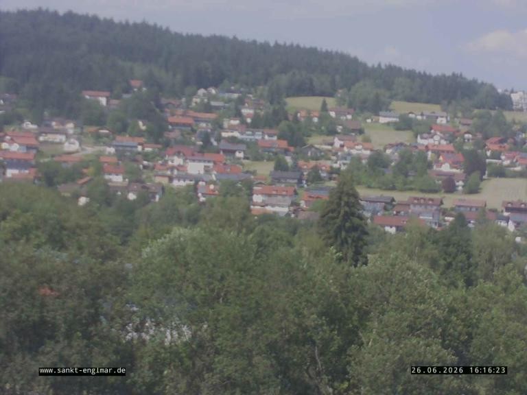 Archiv Foto Webcam Sankt Englmare Ortsblick