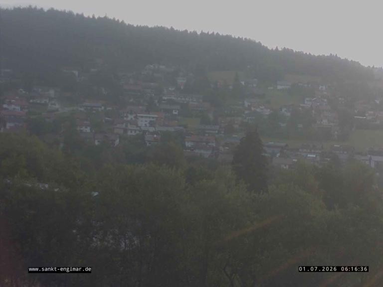 Archiv Foto Webcam Sankt Englmare Ortsblick