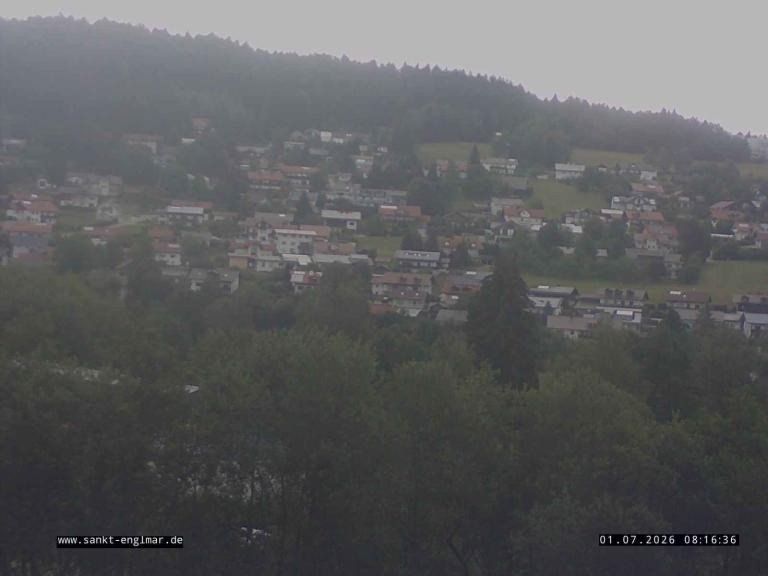 Archiv Foto Webcam Sankt Englmare Ortsblick