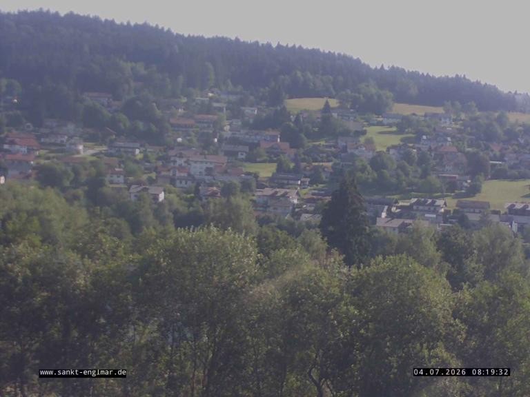 Archiv Foto Webcam Sankt Englmare Ortsblick
