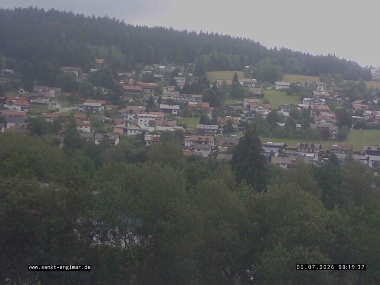 Archiv Foto Webcam Sankt Englmare Ortsblick