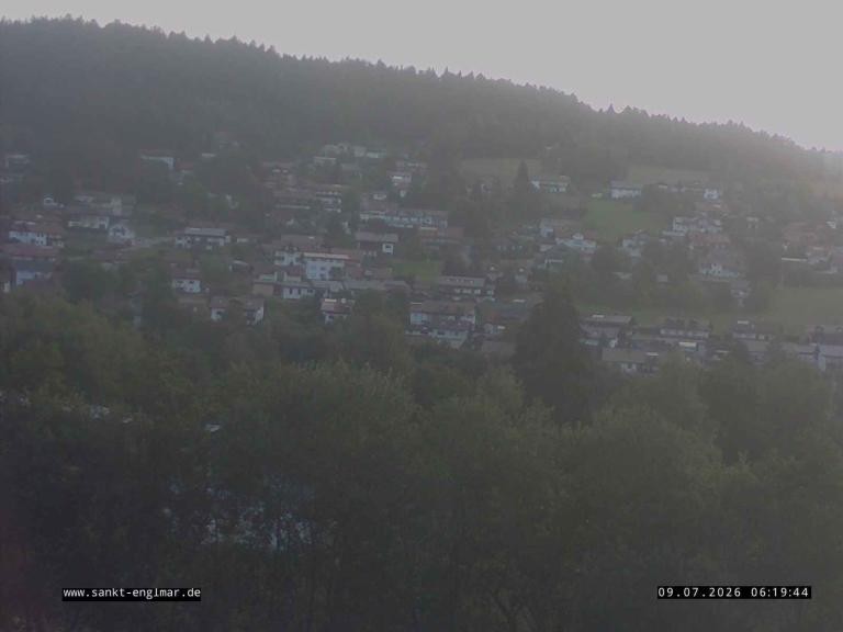 Archiv Foto Webcam Sankt Englmare Ortsblick