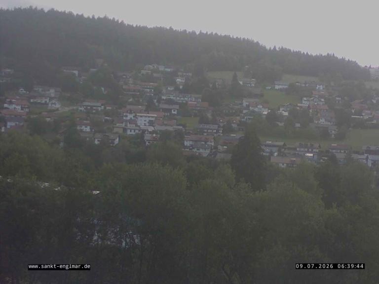 Archiv Foto Webcam Sankt Englmare Ortsblick