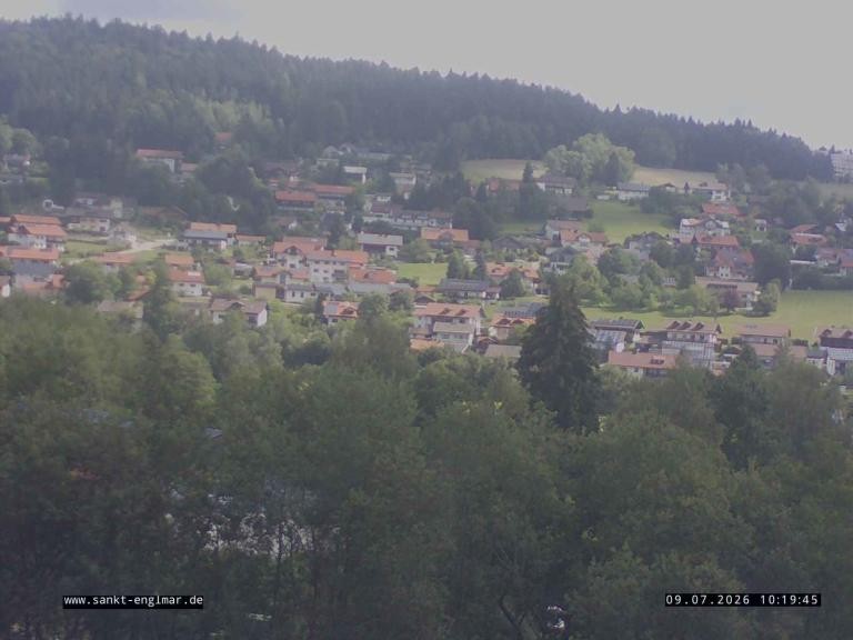 Archiv Foto Webcam Sankt Englmare Ortsblick