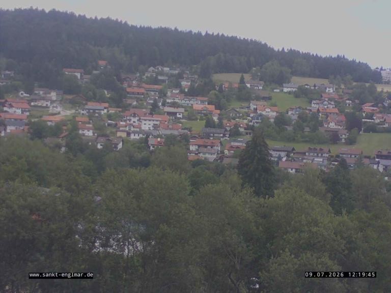 Archived image Webcam Village - Sankt Englmar