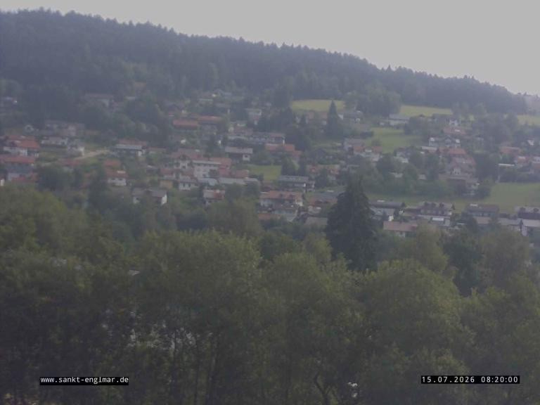 Archived image Webcam Village - Sankt Englmar