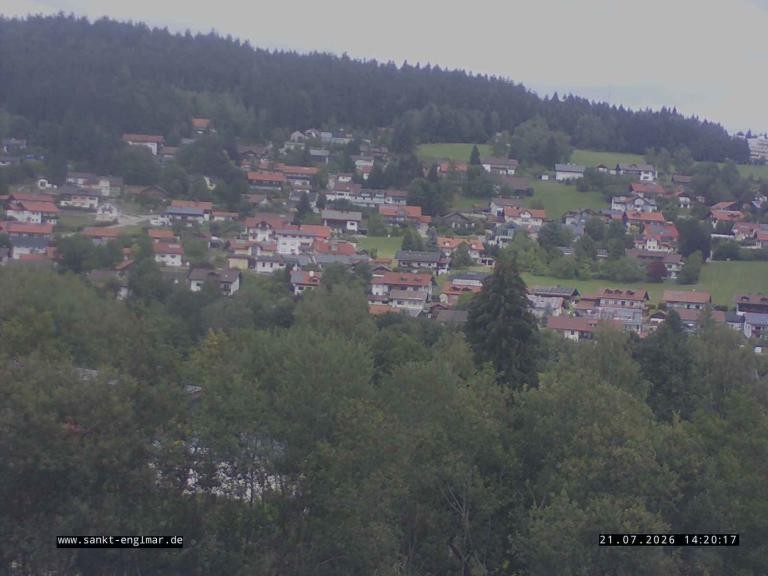 Archiv Foto Webcam Sankt Englmare Ortsblick