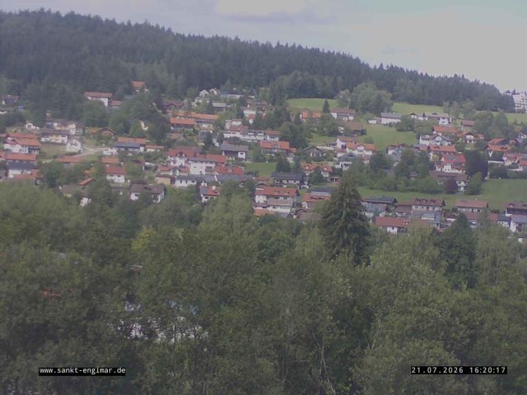 Archiv Foto Webcam Sankt Englmare Ortsblick