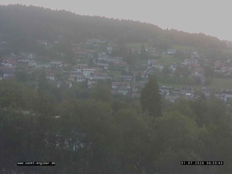Archiv Foto Webcam Sankt Englmare Ortsblick