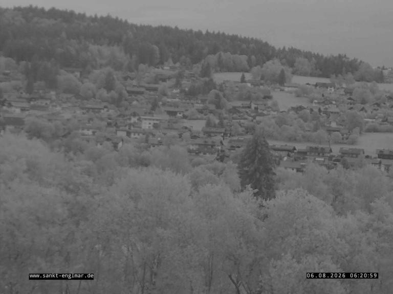 Archiv Foto Webcam Sankt Englmare Ortsblick