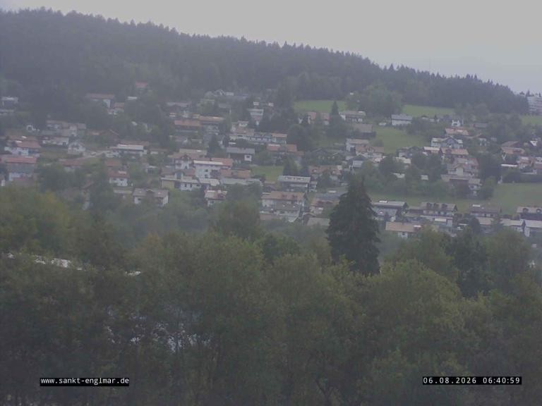 Archiv Foto Webcam Sankt Englmare Ortsblick