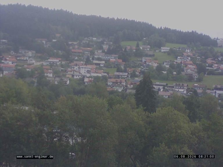 Archiv Foto Webcam Sankt Englmare Ortsblick
