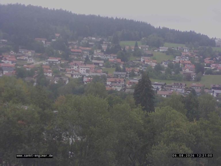 Archiv Foto Webcam Sankt Englmare Ortsblick