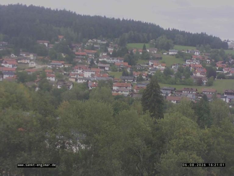 Archiv Foto Webcam Sankt Englmare Ortsblick