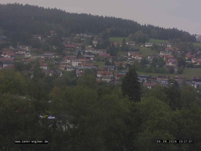 Archiv Foto Webcam Sankt Englmare Ortsblick