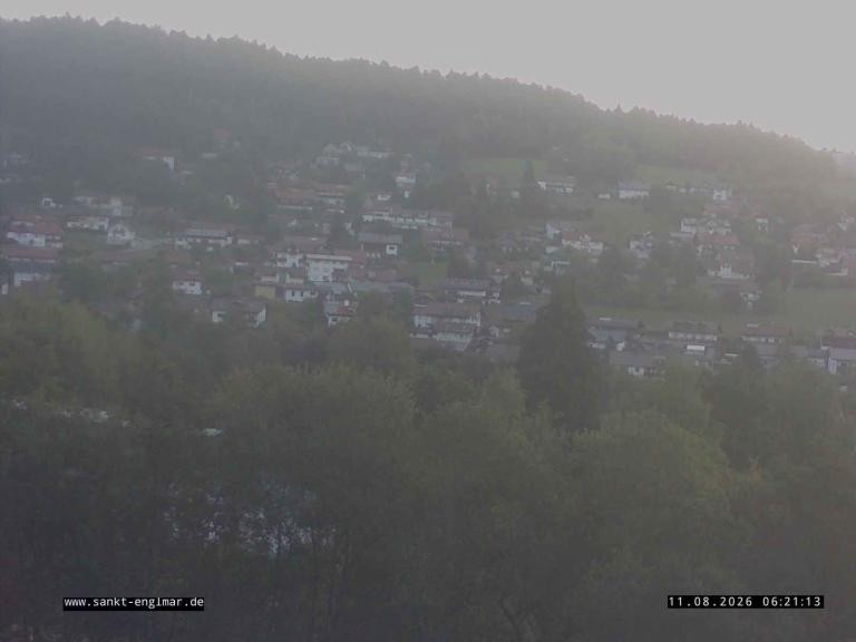 Archiv Foto Webcam Sankt Englmare Ortsblick