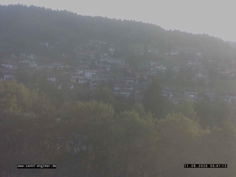 Archiv Foto Webcam Sankt Englmare Ortsblick