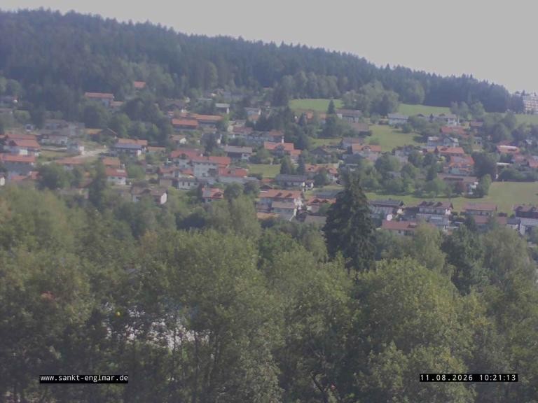Archiv Foto Webcam Sankt Englmare Ortsblick