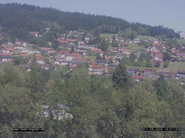 Archiv Foto Webcam Sankt Englmare Ortsblick