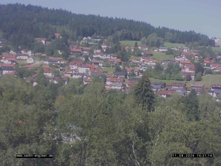 Archiv Foto Webcam Sankt Englmare Ortsblick