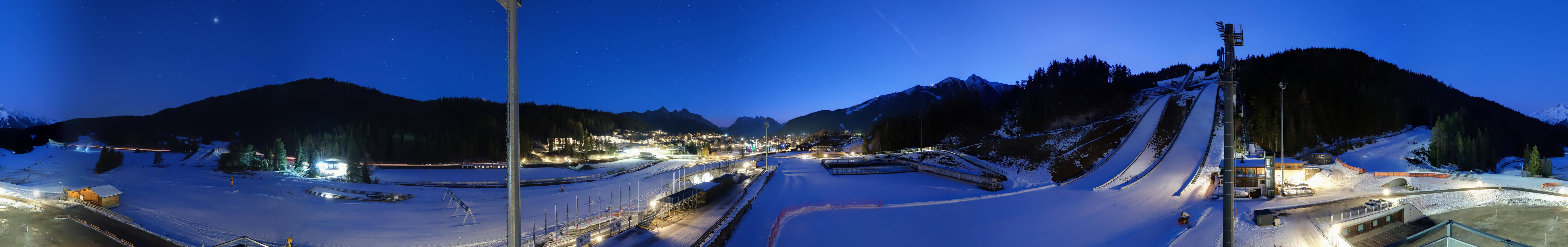 Archiv Foto Webcam Seefeld: Rundblick Casino Arena