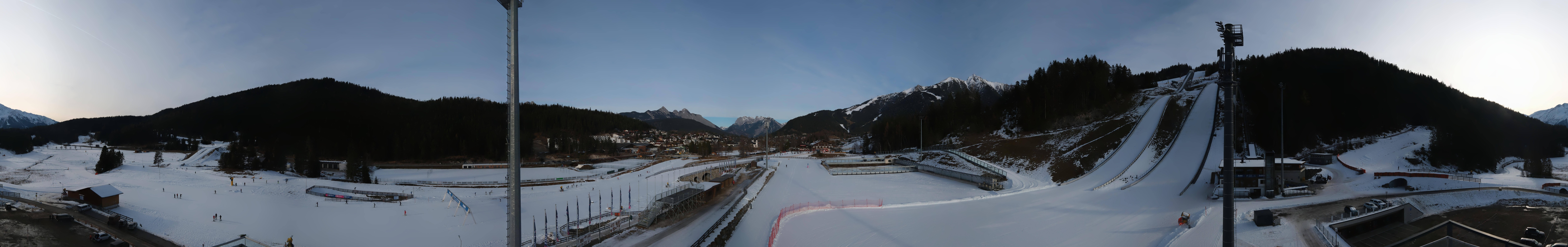 Archiv Foto Webcam Seefeld: Rundblick Casino Arena