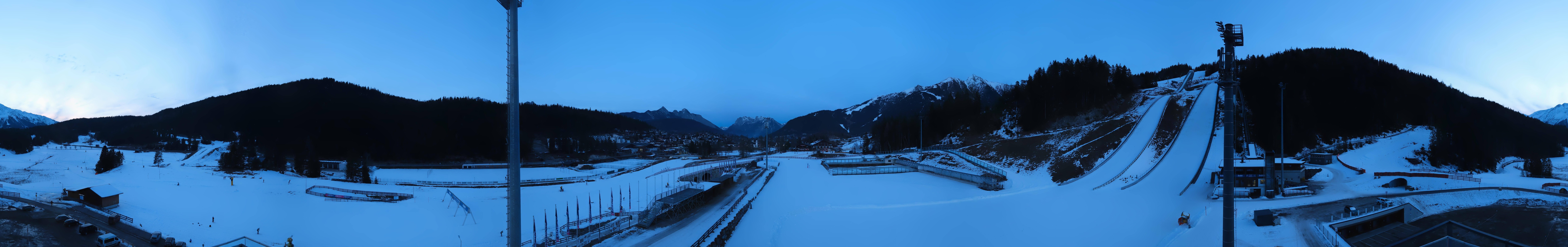 Archiv Foto Webcam Seefeld: Rundblick Casino Arena