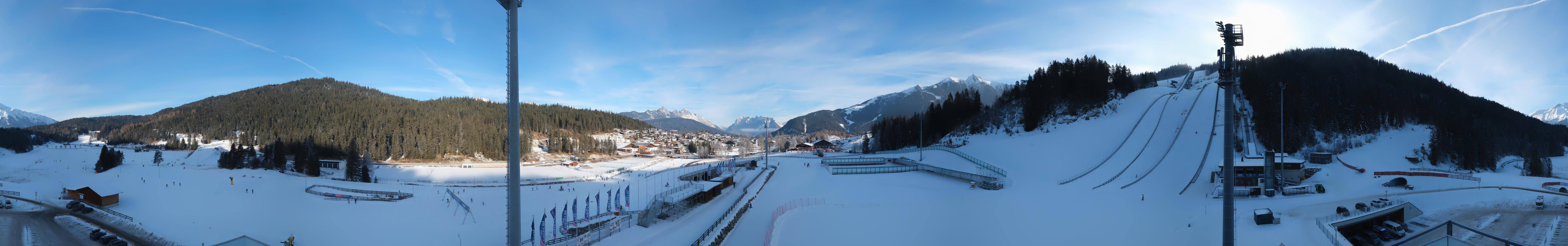 Archiv Foto Webcam Seefeld: Rundblick Casino Arena